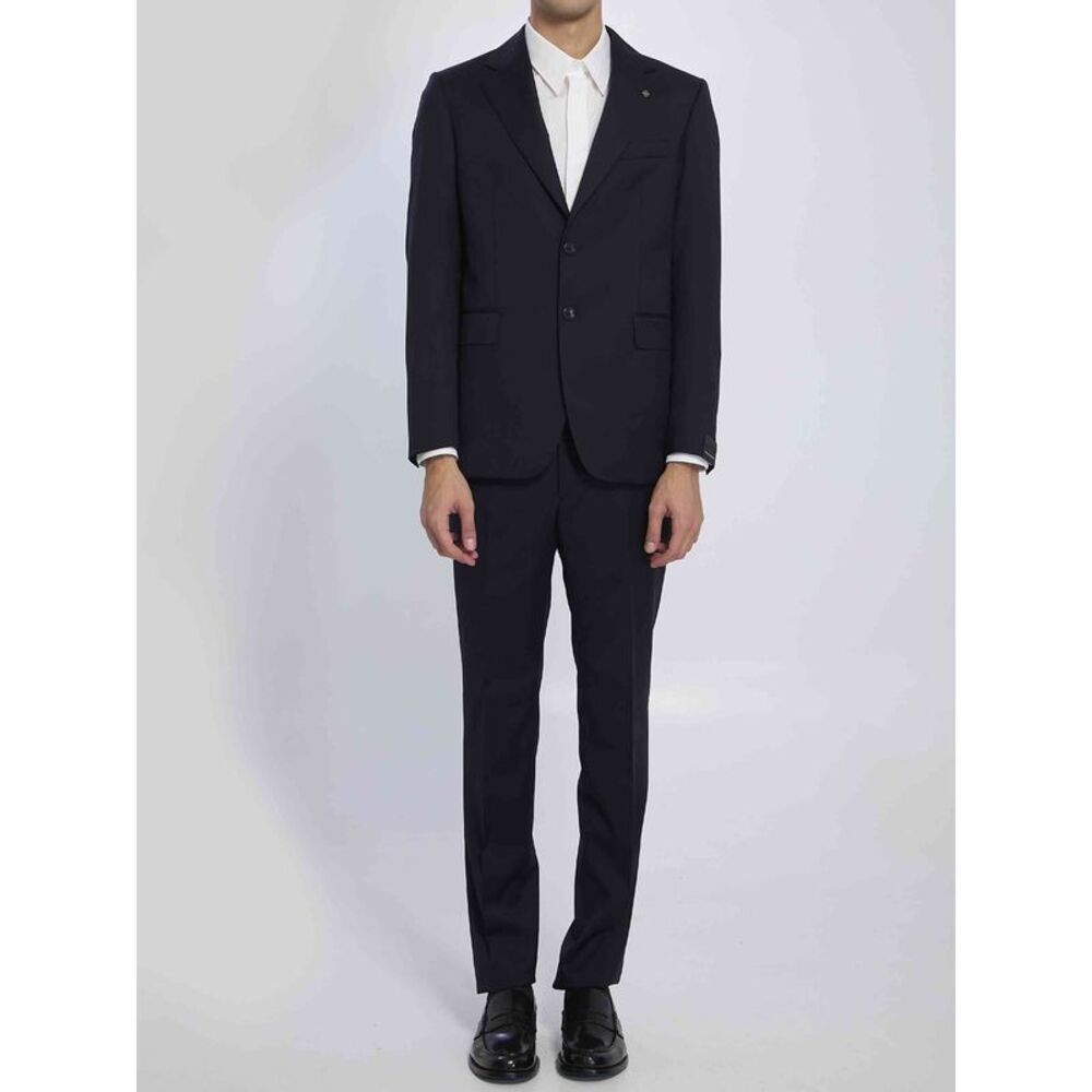Tagliatore Men Single-Breasted Suit In Virgin Wool